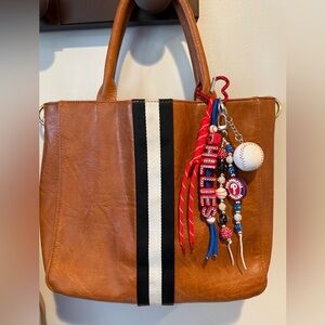 Phillies Bag Charm - bag accessory- bag not included